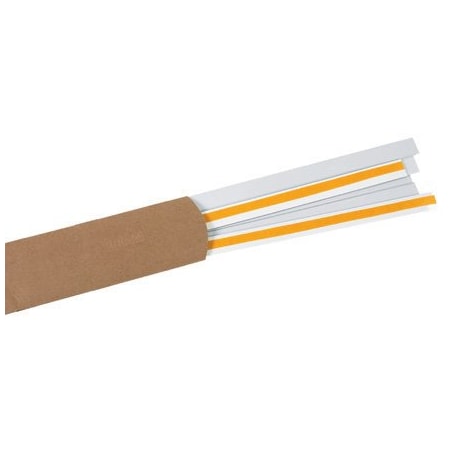 Bsc Preferred 1 x 48'' Slip-Strip Label Holder Strips, 6PK LH162